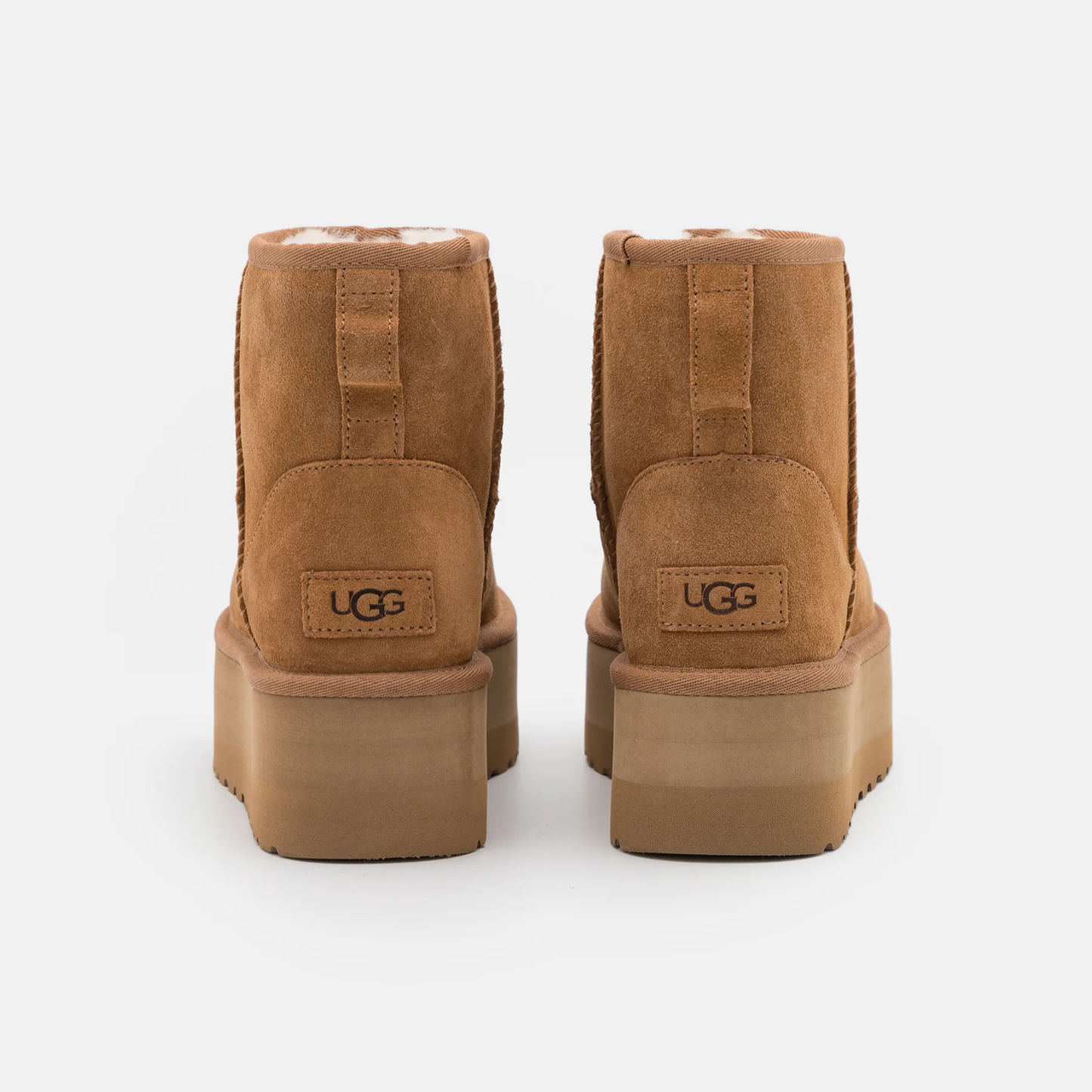 UGG | BOTTINES POUR FEMME | MINI-BOTTINES CLASSIQUES À PLATEFORME, MARRON