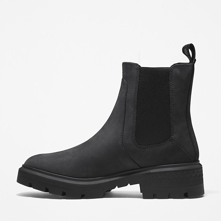 TIMBERLAND | BOTINS CHELSEA DONA | MID CHELSEA BOOT CORT JET BLACK | NEGRE