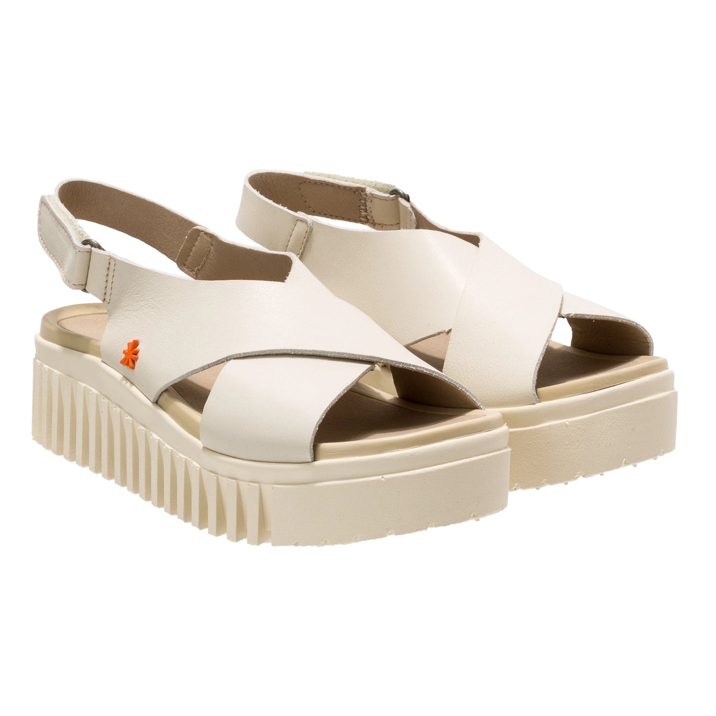 ART | SANDALES | FEMME | 1574 NAPPA CRÈME | BRIGHTON