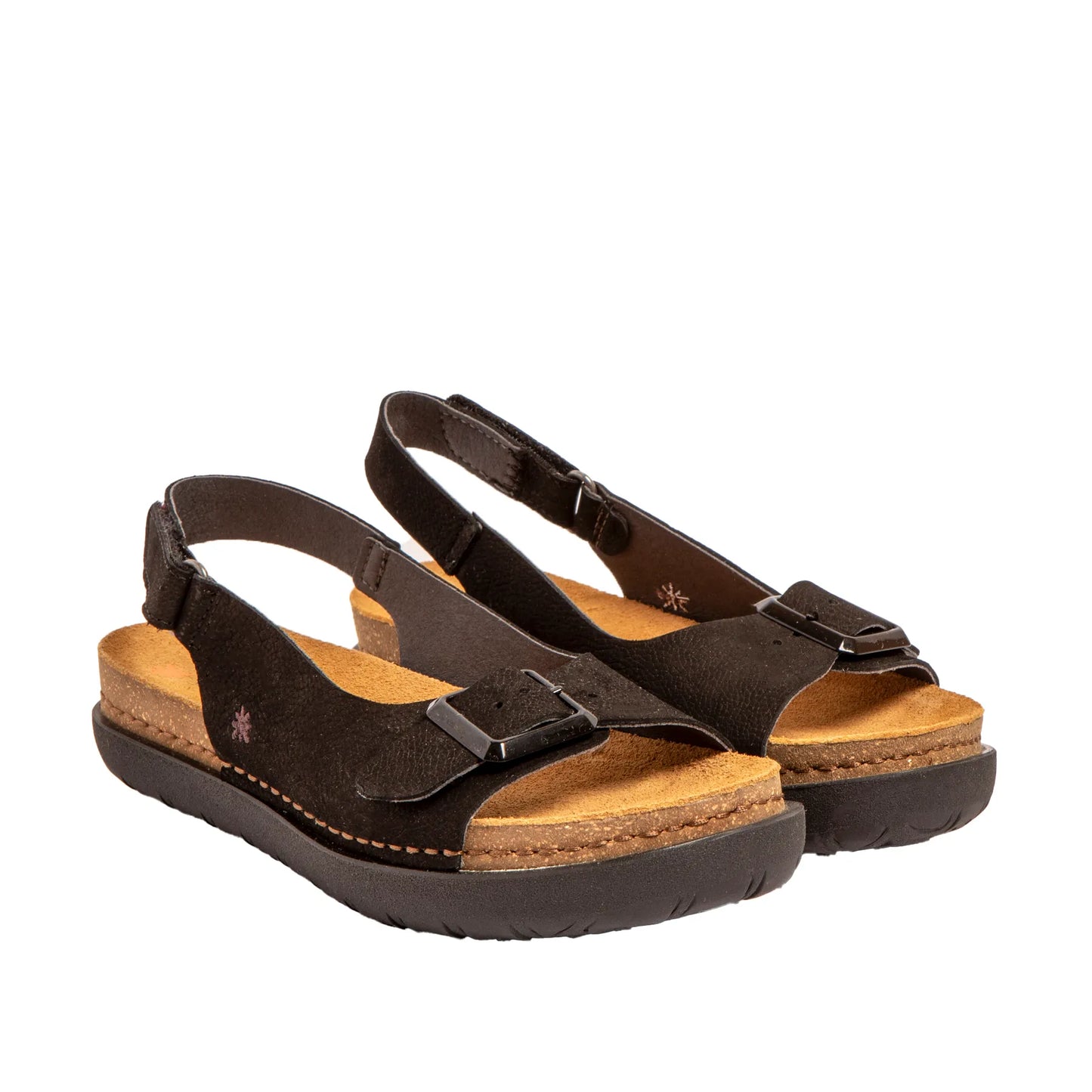 ART | SANDALES | FEMME | RHODES NUBUCK NOIR