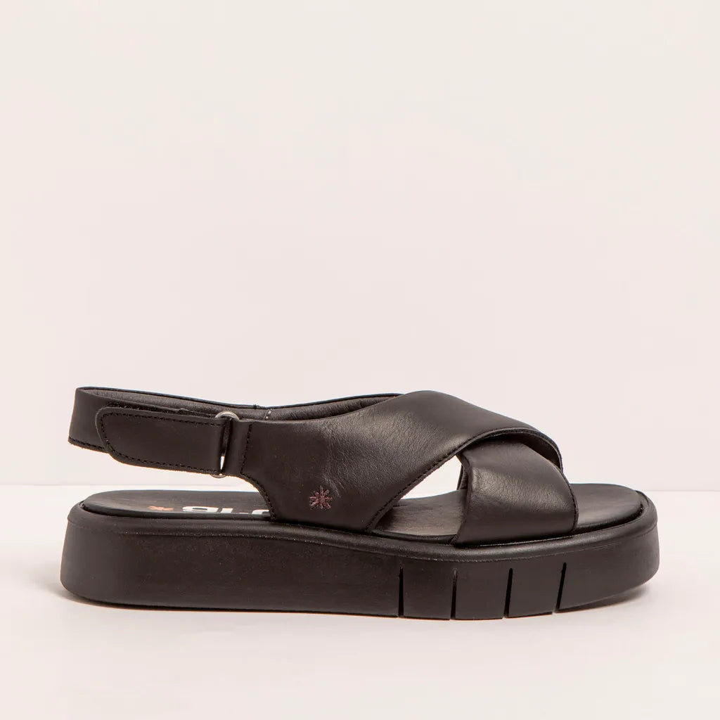 KUNST | SANDALEN | FRAU | 1855 NAPPA SCHWARZ | MALAGA