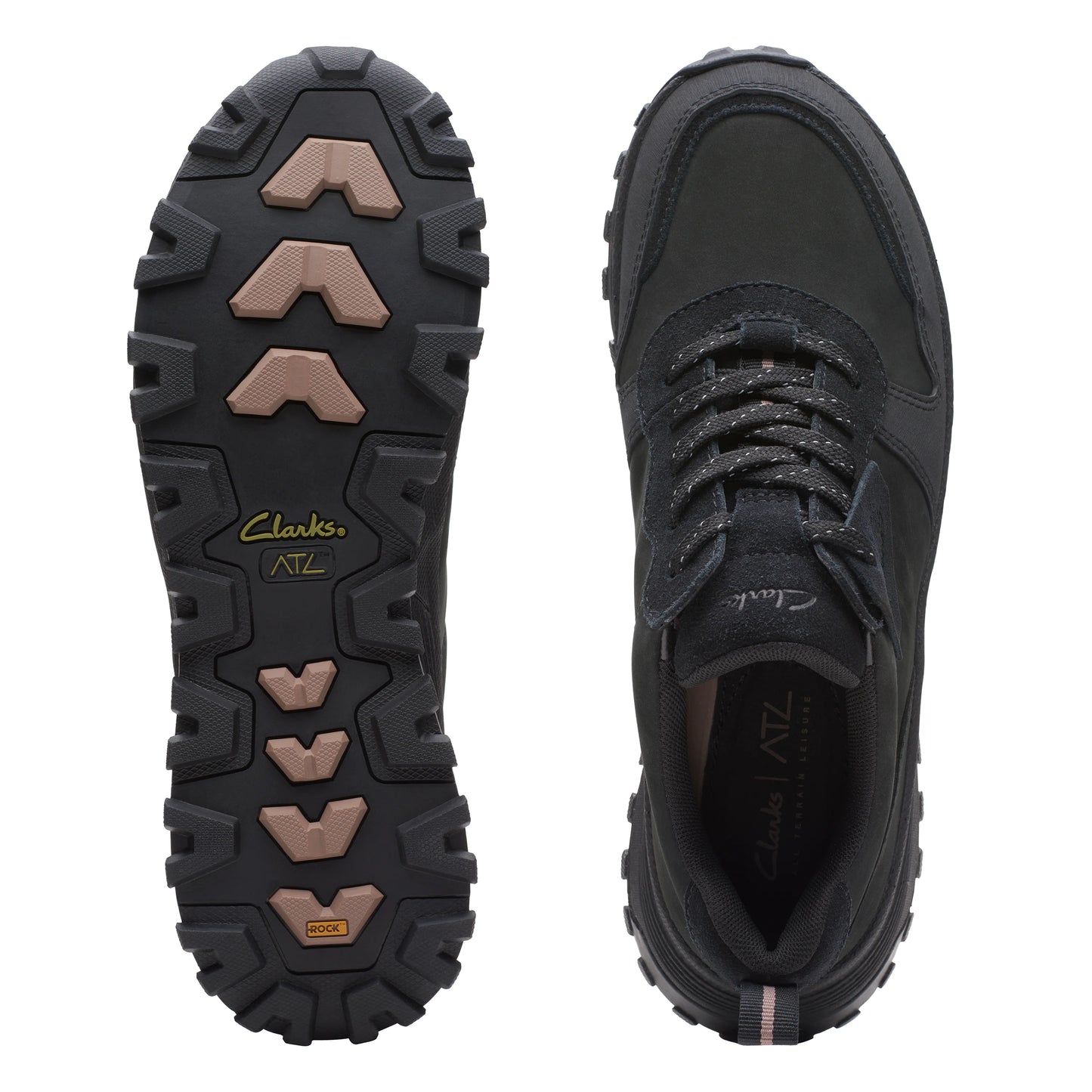 Sneakers De La Marca Clarks Para Mujer Modelo Atl Trek Free Wp Black Nubuck En Color Negro