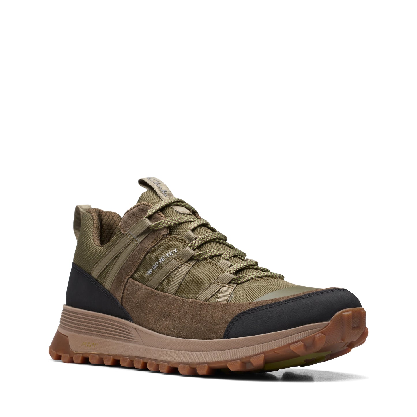 Sneakers De La Marca Clarks Para Hombre Modelo Atltrekrun Gtx Dark Olive En Color Verde