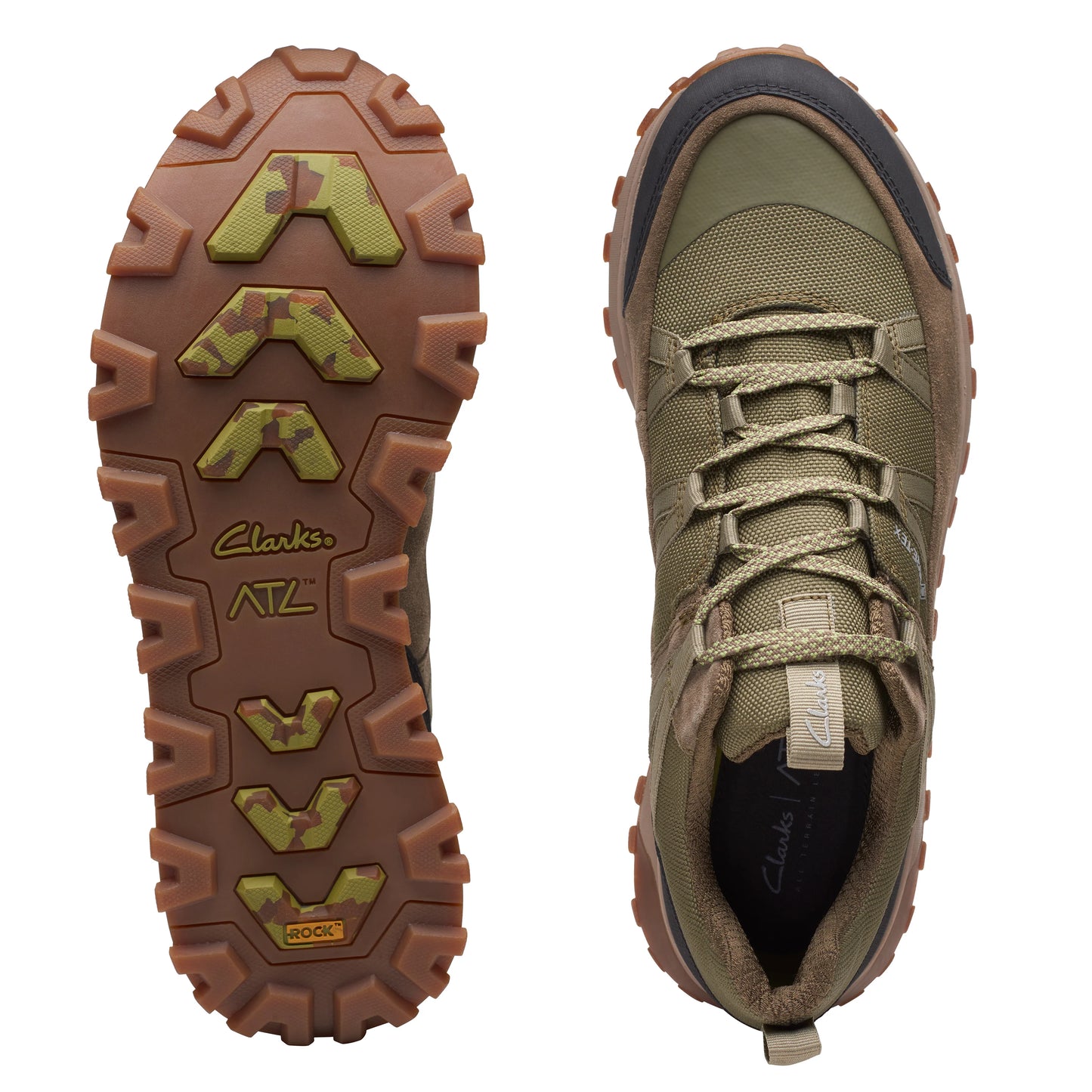 Sneakers De La Marca Clarks Para Hombre Modelo Atltrekrun Gtx Dark Olive En Color Verde