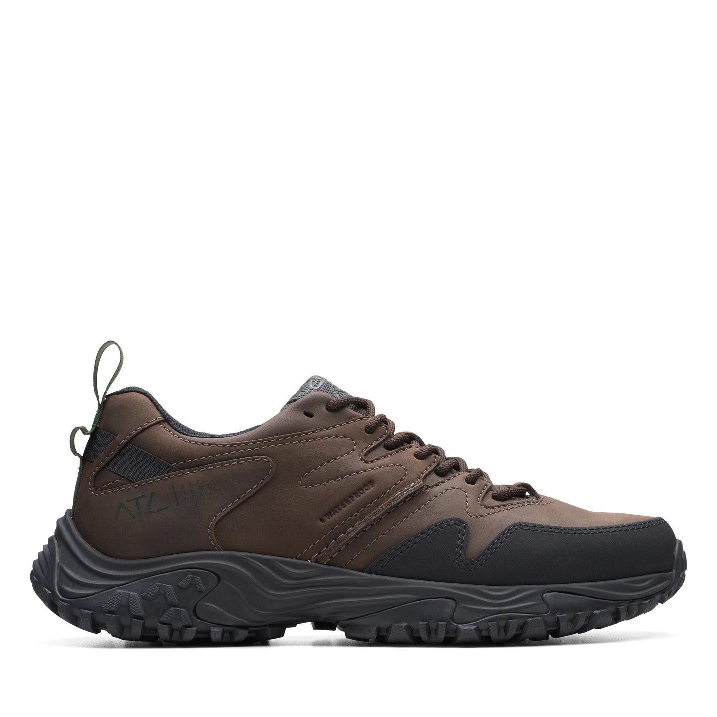 Sneakers De La Marca Clarks Para Hombre Modelo Atl Walk Go Wp Dark Brown Lea En Color Marrón