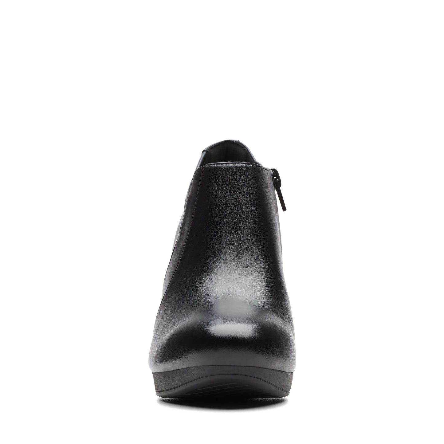 Botines De La Marca Clarks Para Mujer Modelo Ambyr Hope Black Leather En Color Negro