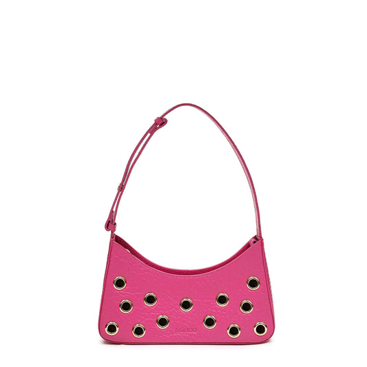 NUNOO | BOLSO MUJER | APOLLO 2 EYELET NEW ZEALAND PINK W GOLD | ROSA