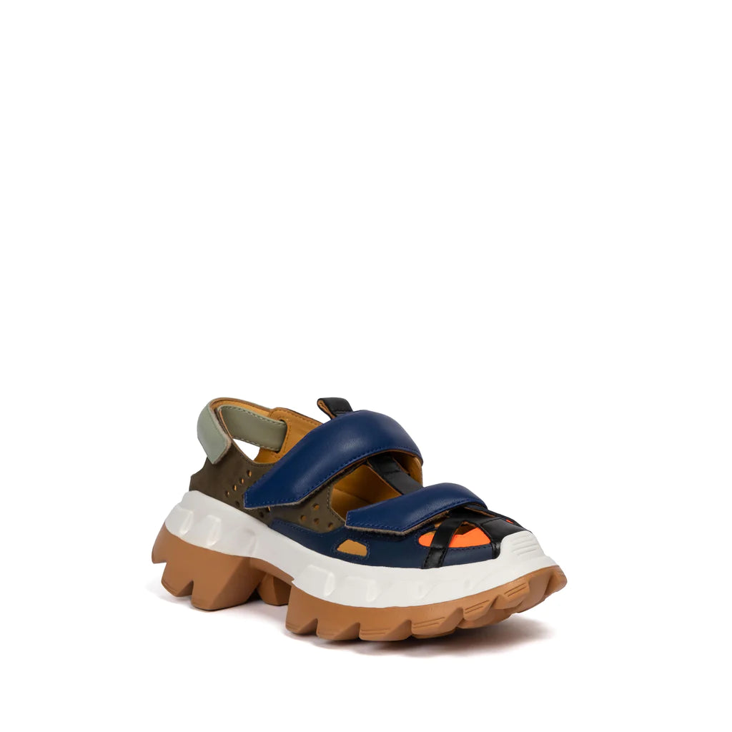 4CCCCEES | WOMEN'S SANDALS | ARKO SAND CROCO | BLUE