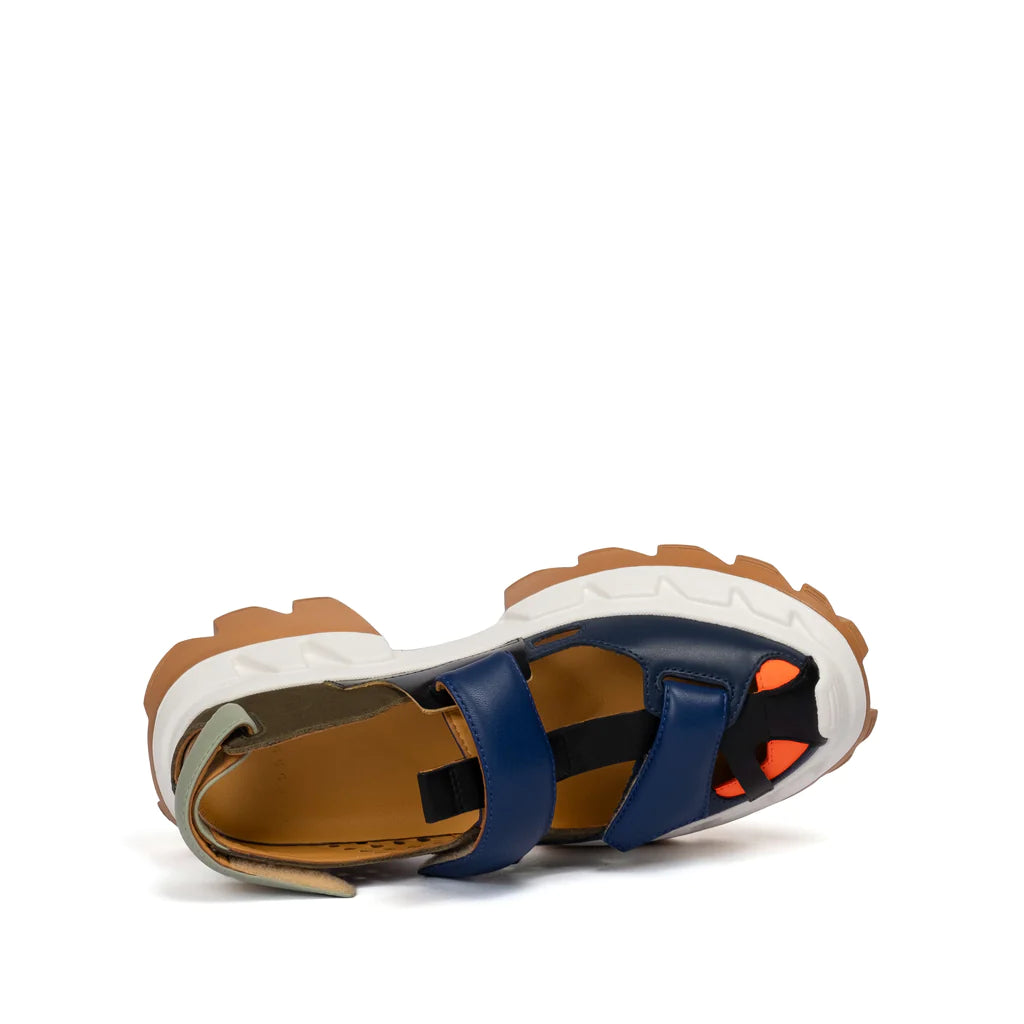 4CCCCEES | WOMEN'S SANDALS | ARKO SAND CROCO | BLUE