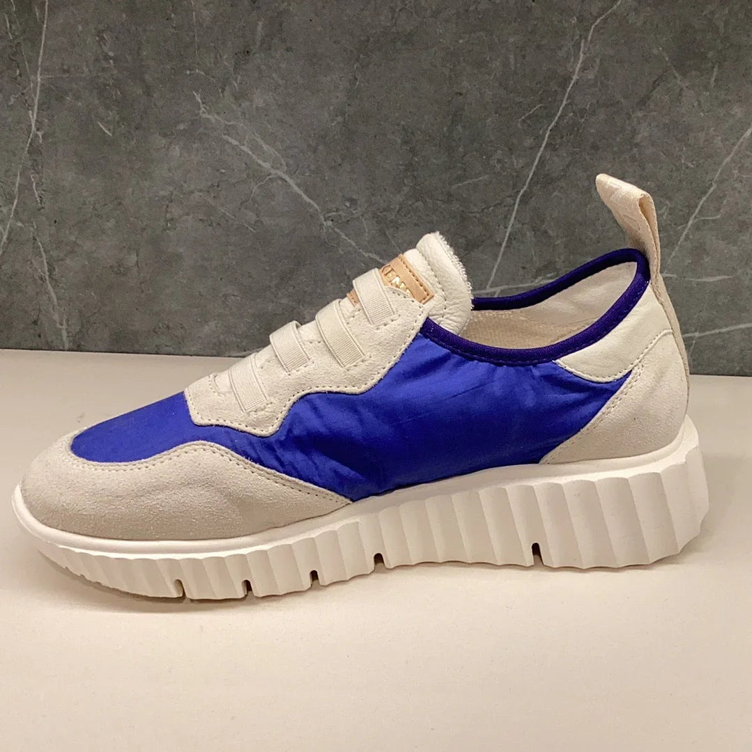 PEDRO MIRALLES | DAMEN-SNEAKERS | CONCORDIA 11080 RIPSTOP FRANCE VELOUR OFF | BLAU