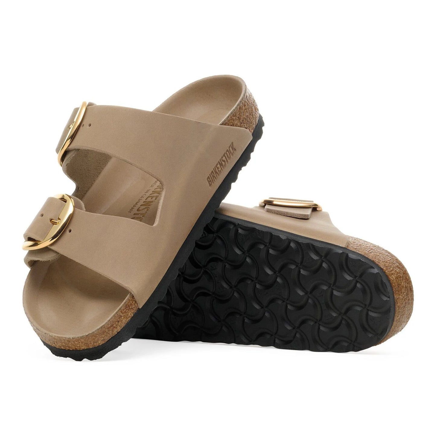 BIRKENSTOCK | SANDALIAS | MUJER | ARIZONA BIG BUCKLE LEOI TABACCO BROWN HEX TABACCO BROWN | BEIGE
