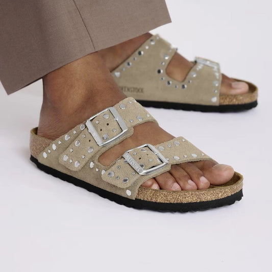 BIRKENSTOCK | SANDALIAS | MUJER | ARIZONA RIVET LEVE TAUPE