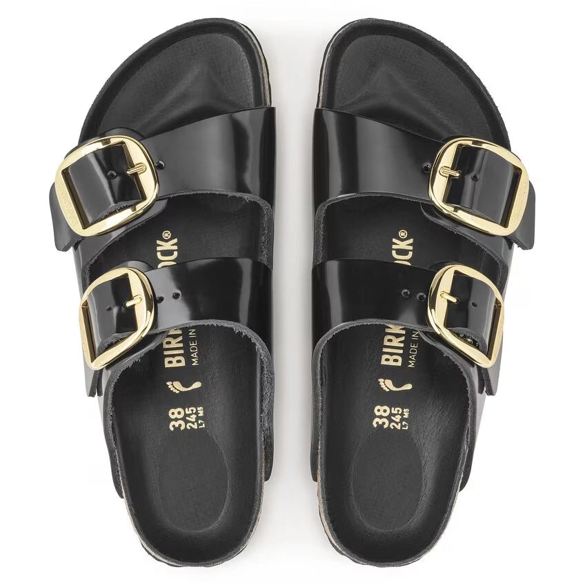 BIRKENSTOCK | SANDALES | FEMME | ARIZONA BB LENA HIGH SHINE BLACK HEX