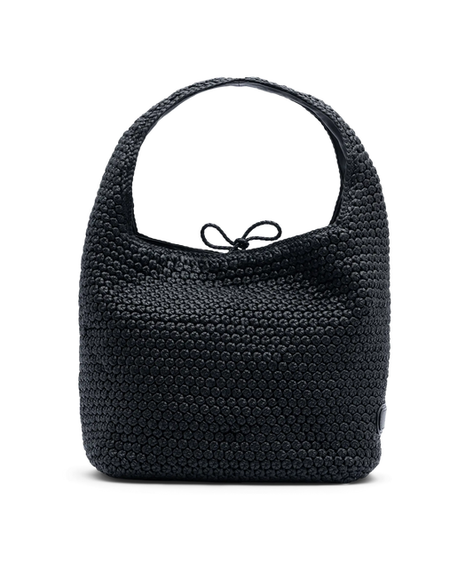 LOTTUSSE | BOLSOS | MUJER | HOBO NEGRO DE CORDERO MERINO SOFT NEGRO | NEGRO