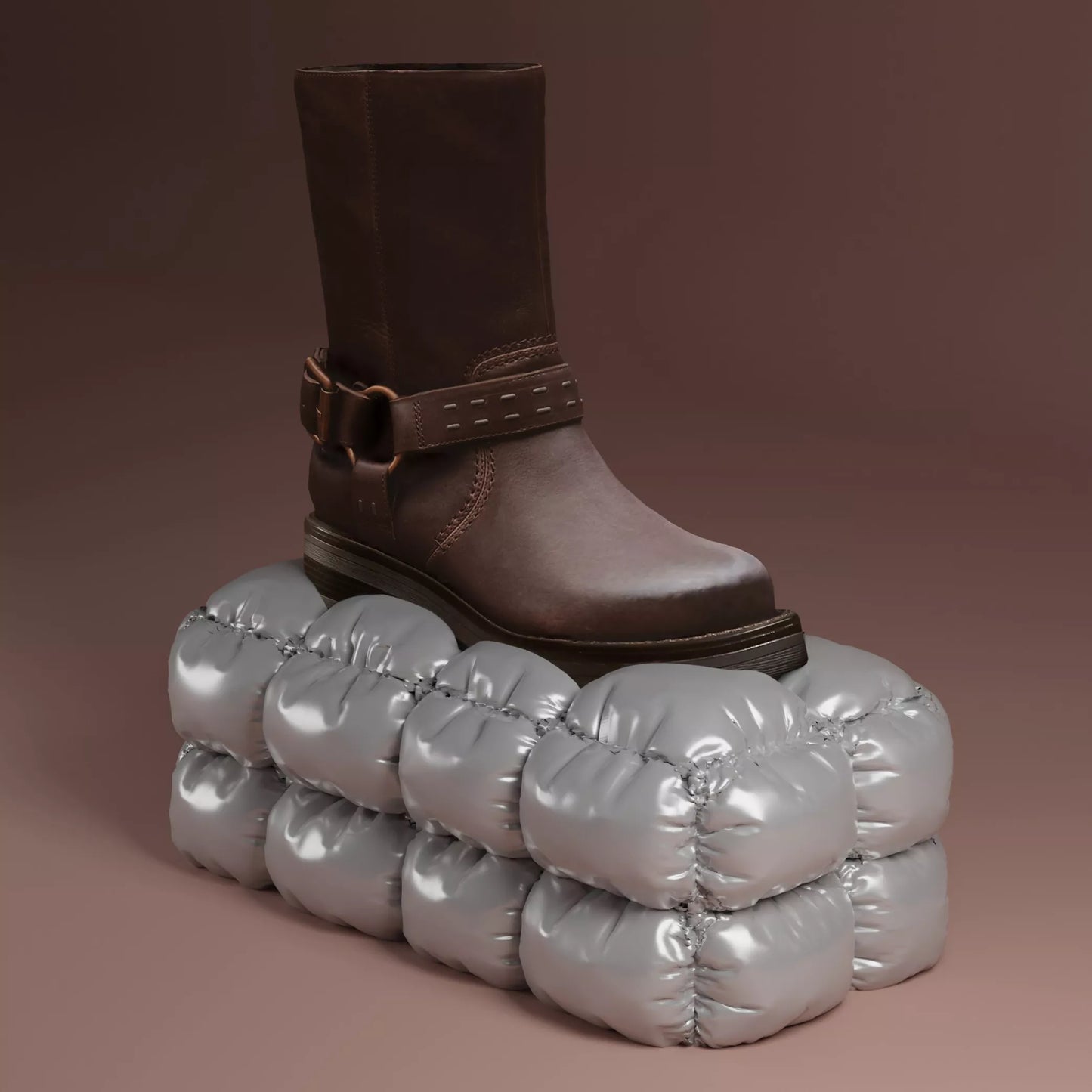 Botas De La Marca Clarks Para Mujer Modelo Rebelle Up Walnut Leather En Color Marrón