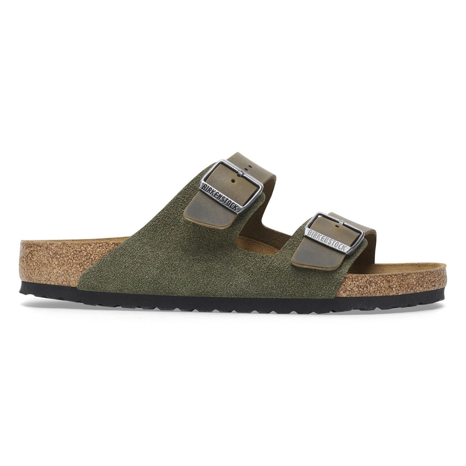 BIRKENSTOCK ARIZONA MIXED LEATHER GREEN THYME SANDALS FOR MEN – Tascon