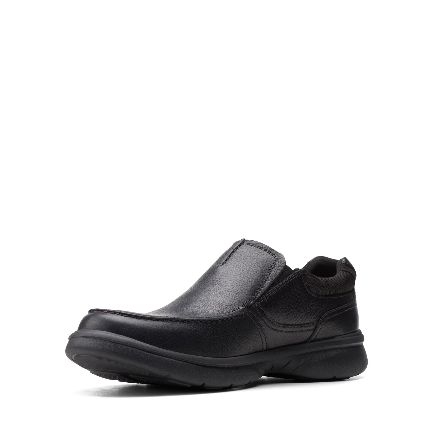 Zapatos Casual De La Marca Clarks Para Hombre Modelo Bradley Free Blk Tumbled Lea En Color Negro