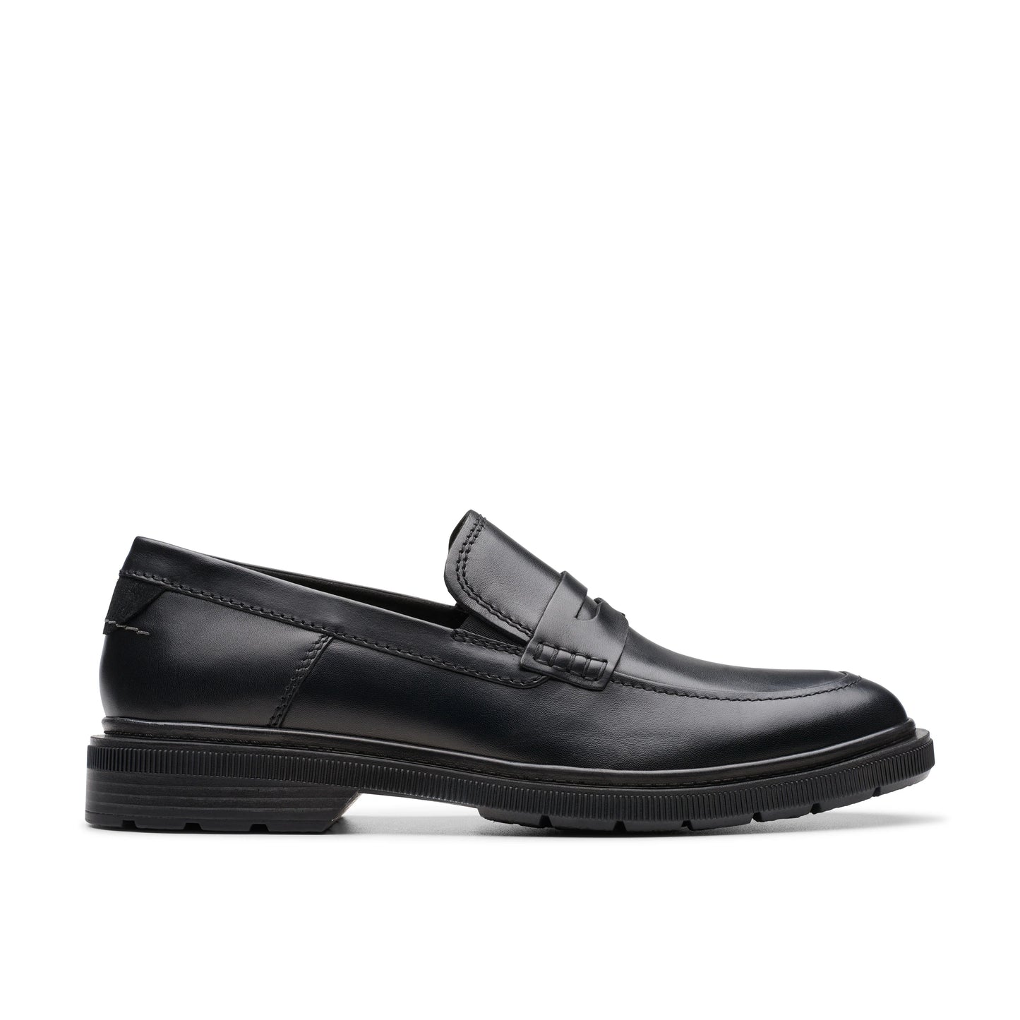 Zapatos De Vestir De La Marca Clarks Para Hombre Modelo Burchill Penny Black Leather En Color Negro
