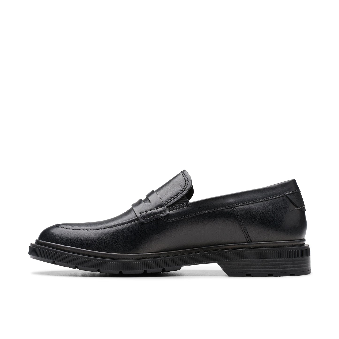 Zapatos De Vestir De La Marca Clarks Para Hombre Modelo Burchill Penny Black Leather En Color Negro