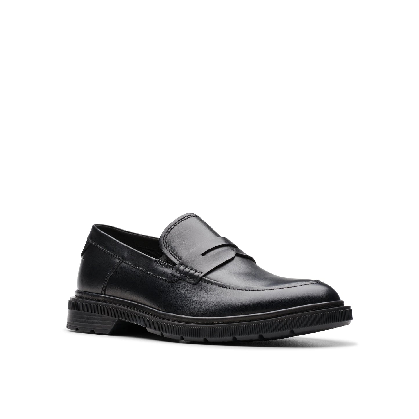 Zapatos De Vestir De La Marca Clarks Para Hombre Modelo Burchill Penny Black Leather En Color Negro