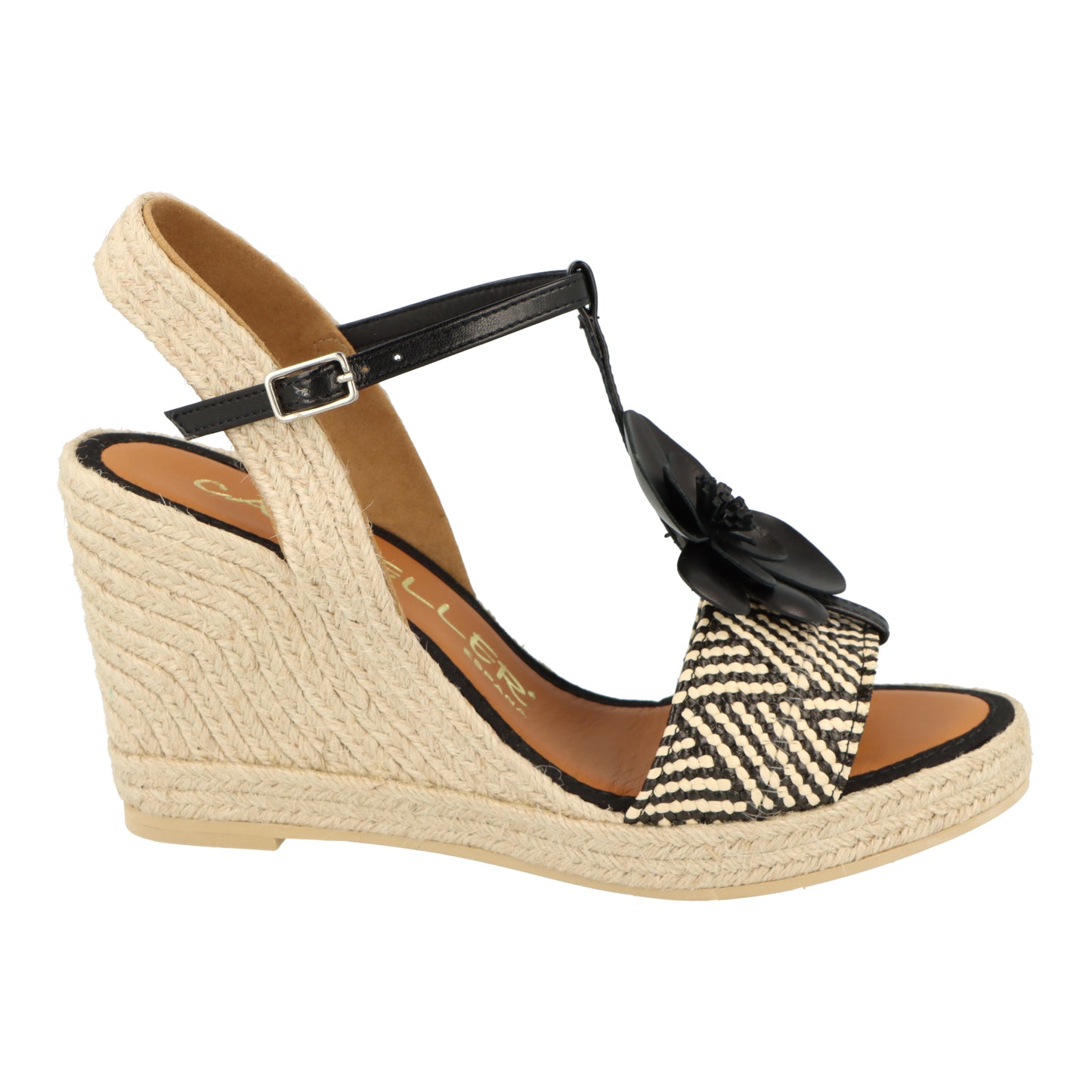 CASTELLER | SANDALIAS MUJER | 931 TRENZA MULTI - TIBET NEGRO