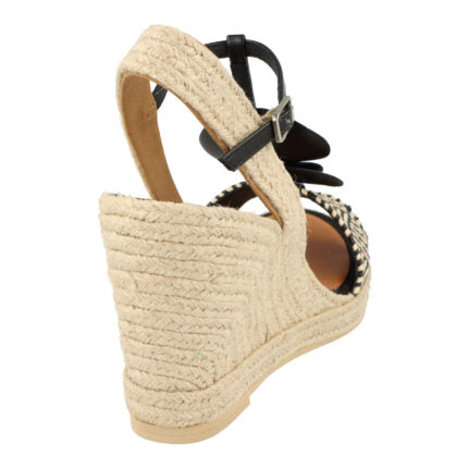 CASTELLER | SANDALIAS MUJER | 931 TRENZA MULTI - TIBET NEGRO