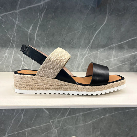 CASTELLER | SANDALIAS MUJER | ANYELACA | BEIGE NEGRO
