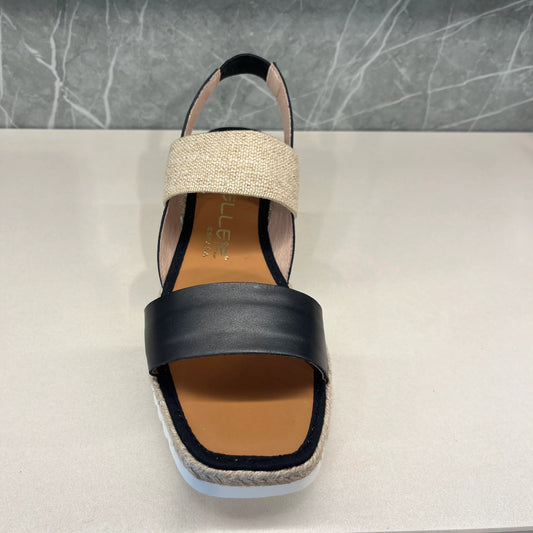 CASTELLER | SANDALIAS MUJER | ANYELACA | BEIGE NEGRO