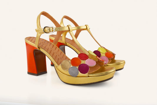 CHIE MIHARA | SANDALIAS | MUJER | KICUSE CHAMPAN | DORADO