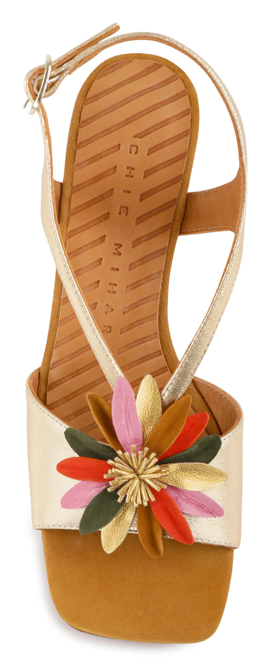 CHIE MIHARA | SANDALIAS | MUJER | UYANE CHAMPAN | DORADO