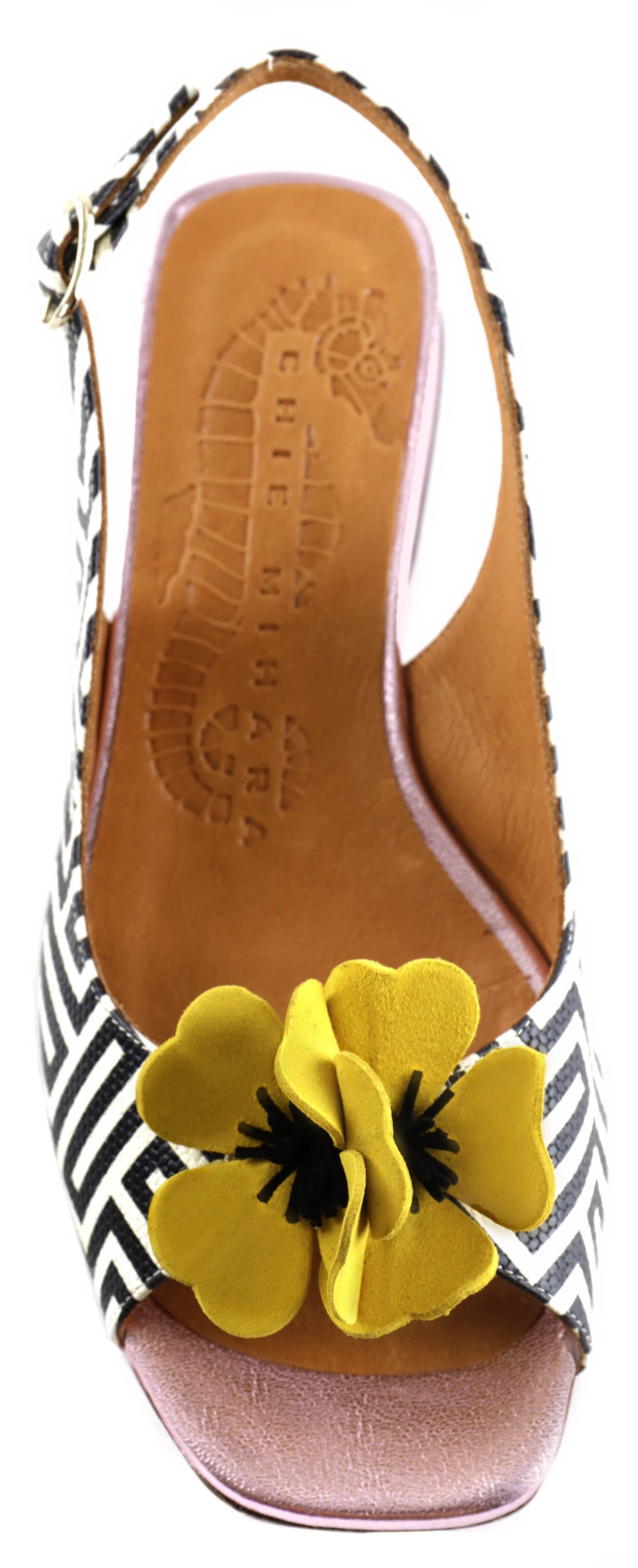 CHIE MIHARA | WOMEN'S SANDAL | TAYDA BLACK & WHITE | MULTICOLORED