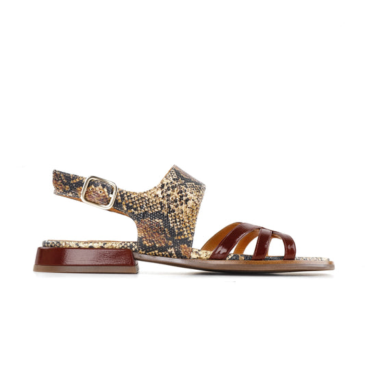 CHIE MIHARA | WOMEN'S SANDAL | WEISHO | BROWN