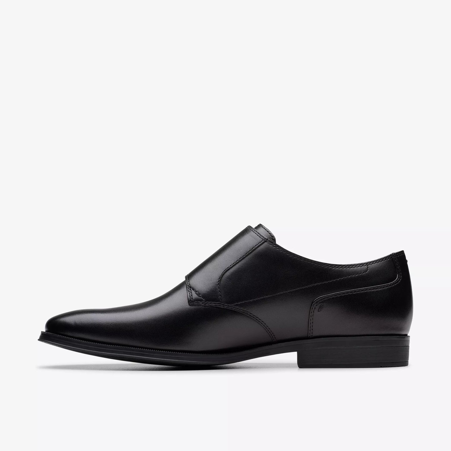 CLARKS | ZAPATOS DE VESTIR | HOMBRE | PAULTON MONK BLACK LEATHER | NEGRO