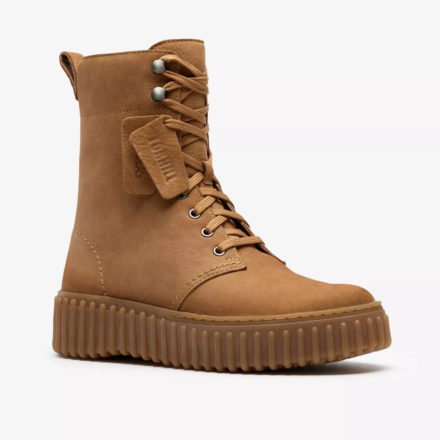 CLARKS | BOTAS | MUJER | TORHILL STYLE LIGHT TAN NUBUCK | MARRÓN