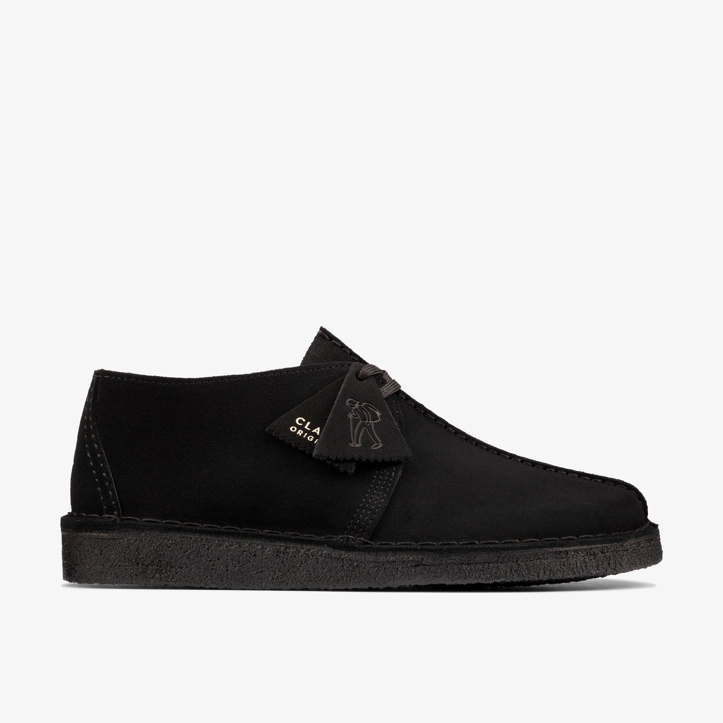 Zapatos Casual De La Marca Clarks Para Hombre Modelo Desert Trek Black Sde En Color Negro