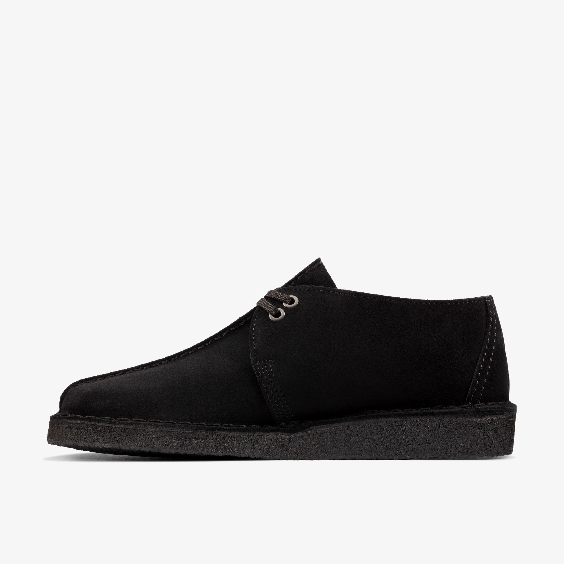 Zapatos Casual De La Marca Clarks  Para Hombre Modelo Desert Trek Black Sde En Color Negro