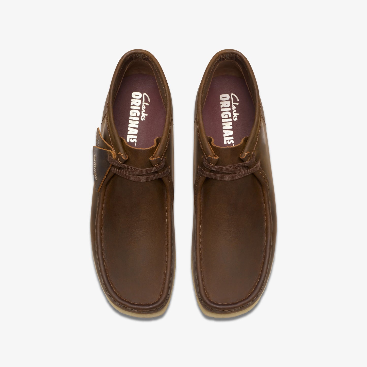 Botas De La Marca Clarks Para Hombre Modelo Wallabee Boot Beeswax En Color Marrón