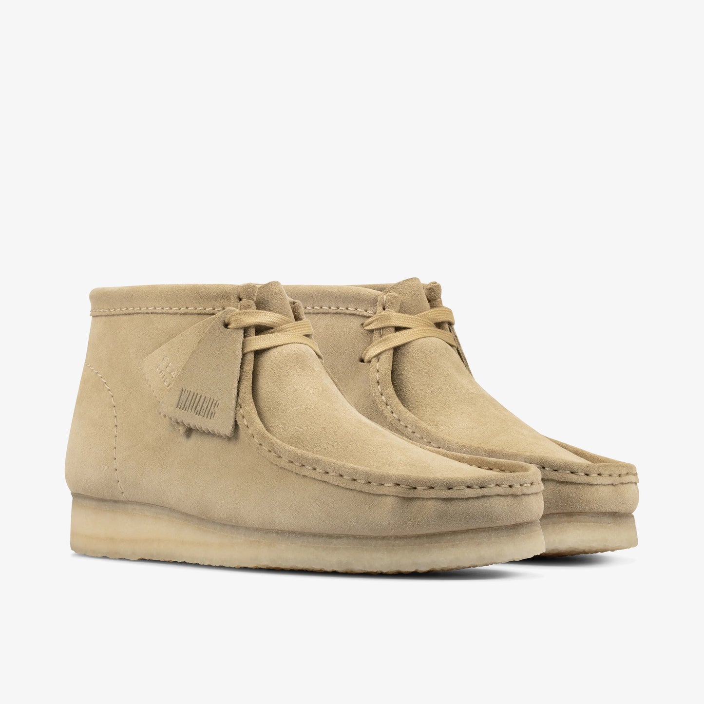Botas De La Marca Clarks Para Hombre Modelo Wallabee Boot Maple Suede En Color Beige