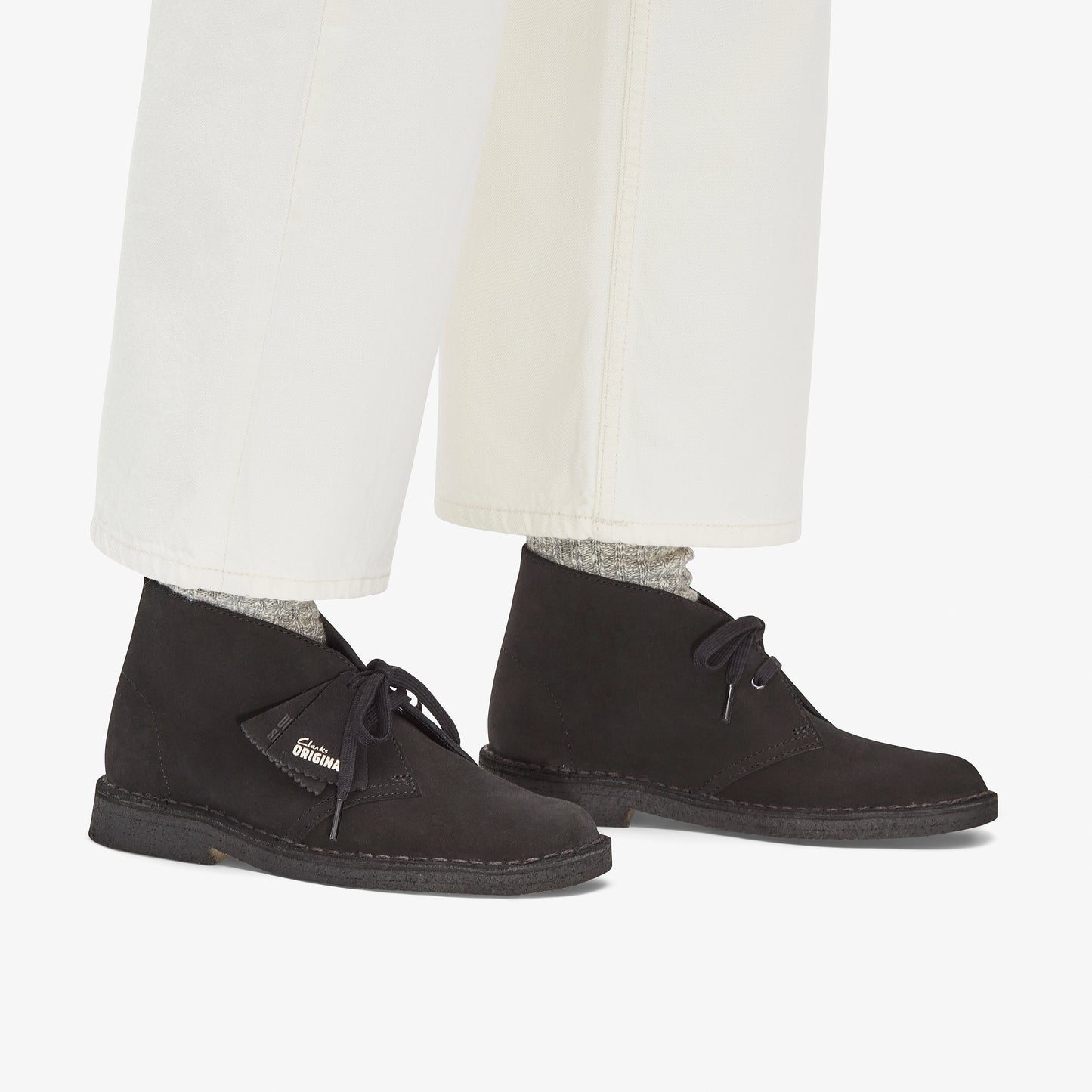 CLARKS | BOTAS | MUJER | DESERT BOOT BLACK SUEDE | NEGRO