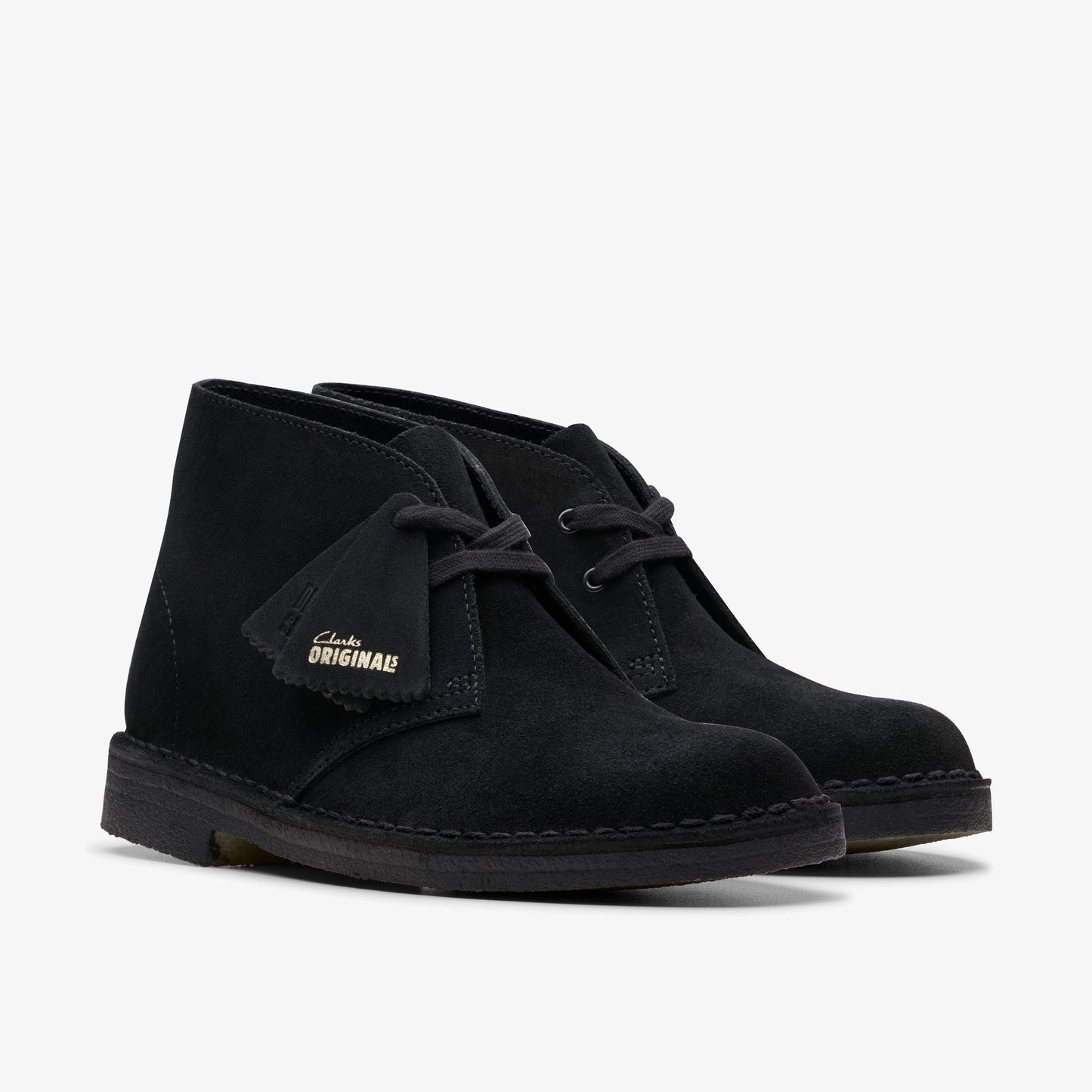 CLARKS | BOTAS | MUJER | DESERT BOOT BLACK SUEDE | NEGRO