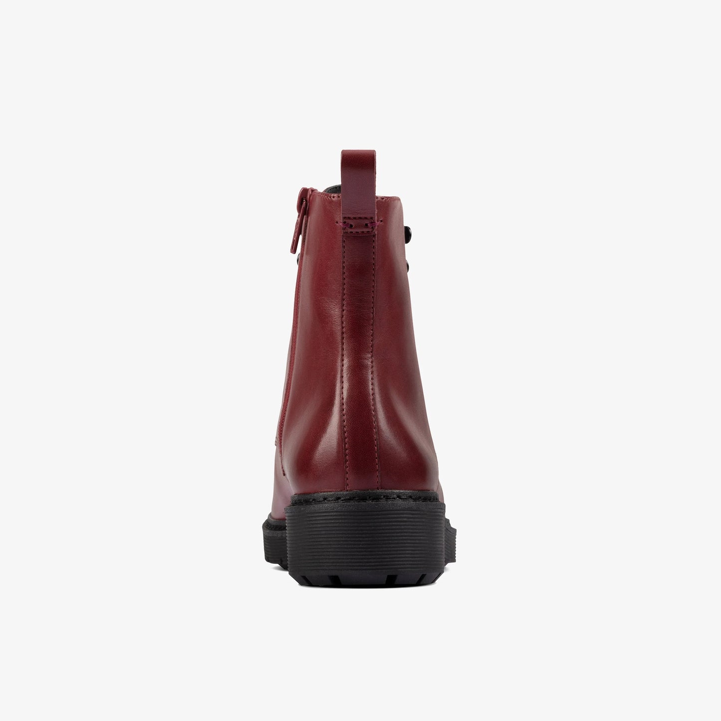 Botas De La Marca Clarks  Para Mujer Modelo Witcombe Hi 2 Burgundy Leather En Color Rojo