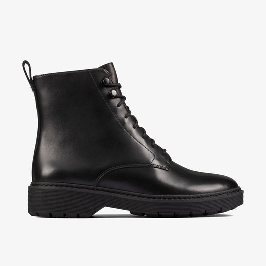 Botas De La Marca Clarks  Para Mujer Modelo Witcombe Hi 2 Black Leather En Color Negro