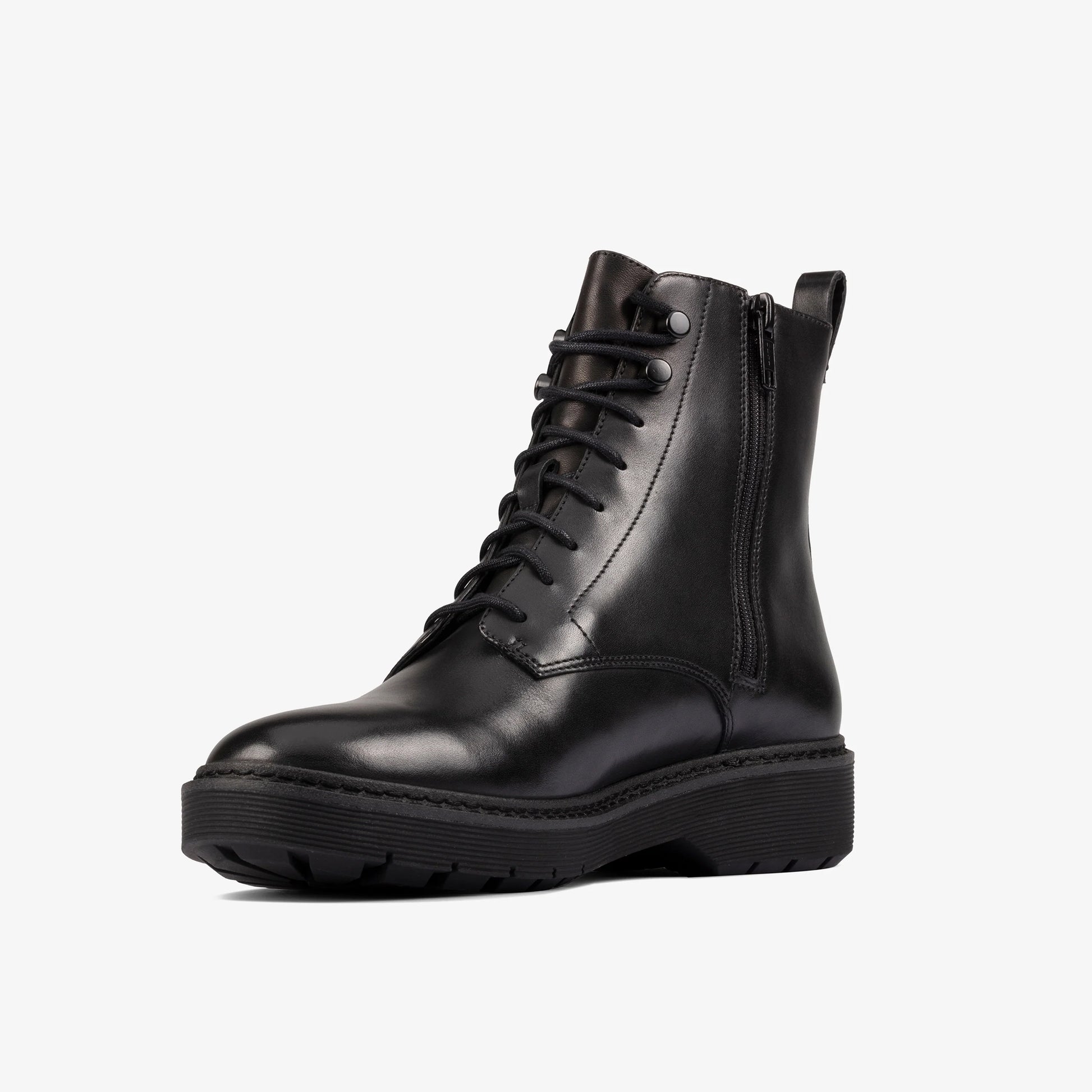 Botas De La Marca Clarks  Para Mujer Modelo Witcombe Hi 2 Black Leather En Color Negro