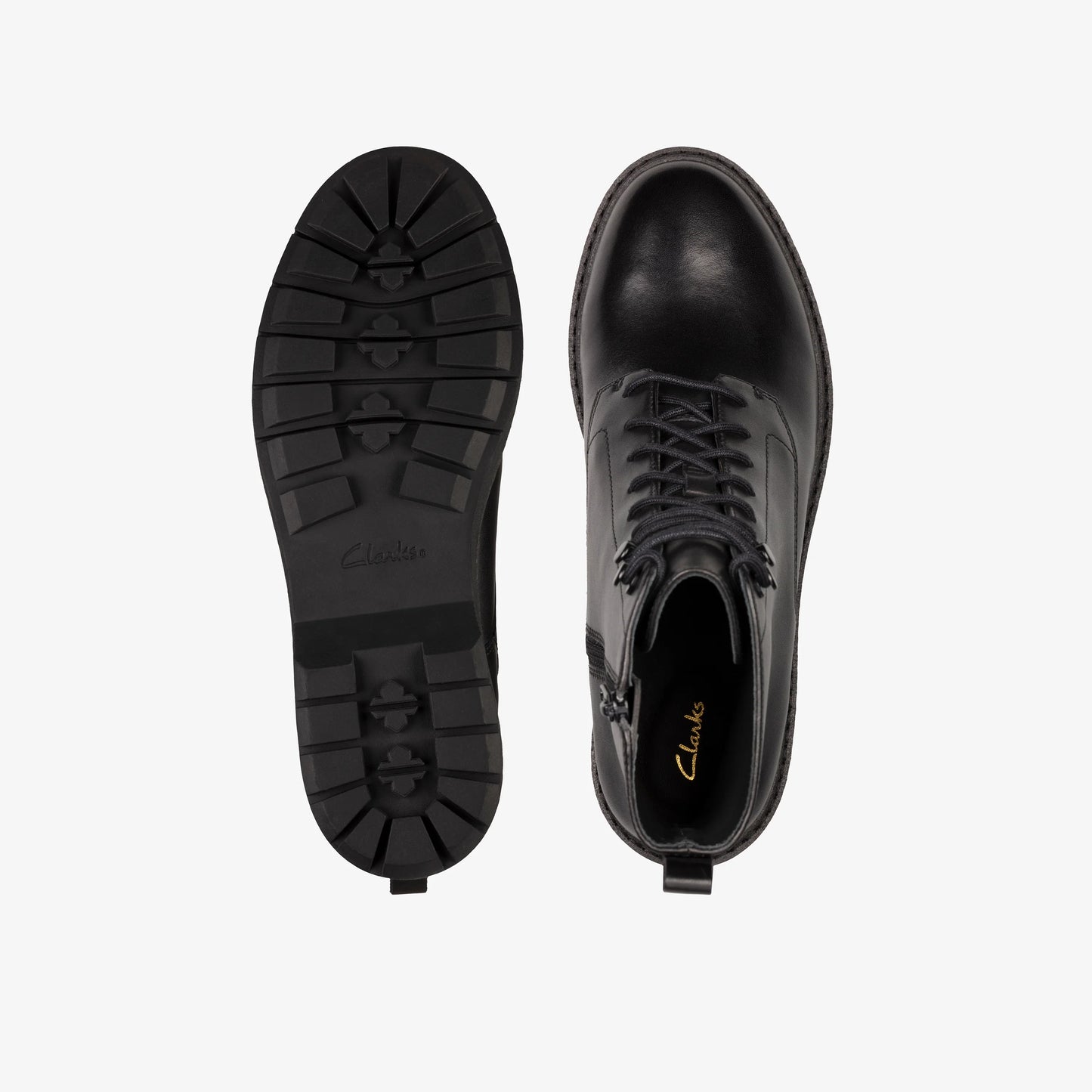 Botas De La Marca Clarks  Para Mujer Modelo Witcombe Hi 2 Black Leather En Color Negro