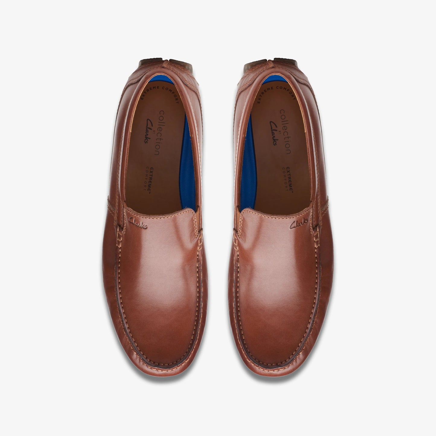 Zapatos Casual De La Marca Clarks  Para Hombre Modelo Markman Plain Dark Tan Lea En Color Marrón
