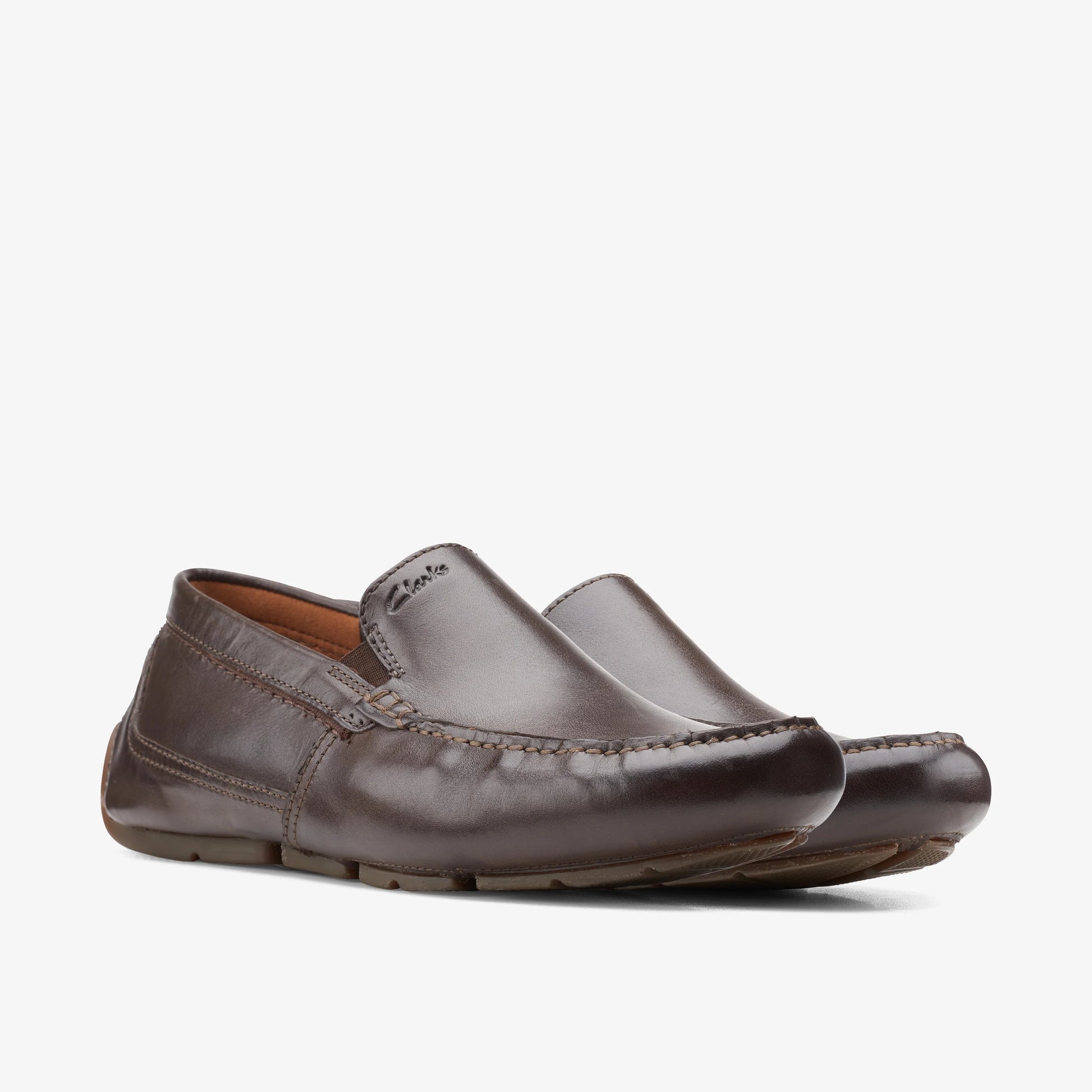 Zapatos Casual De La Marca Clarks  Para Hombre Modelo Markman Plain Dark Brown En Color Marrón