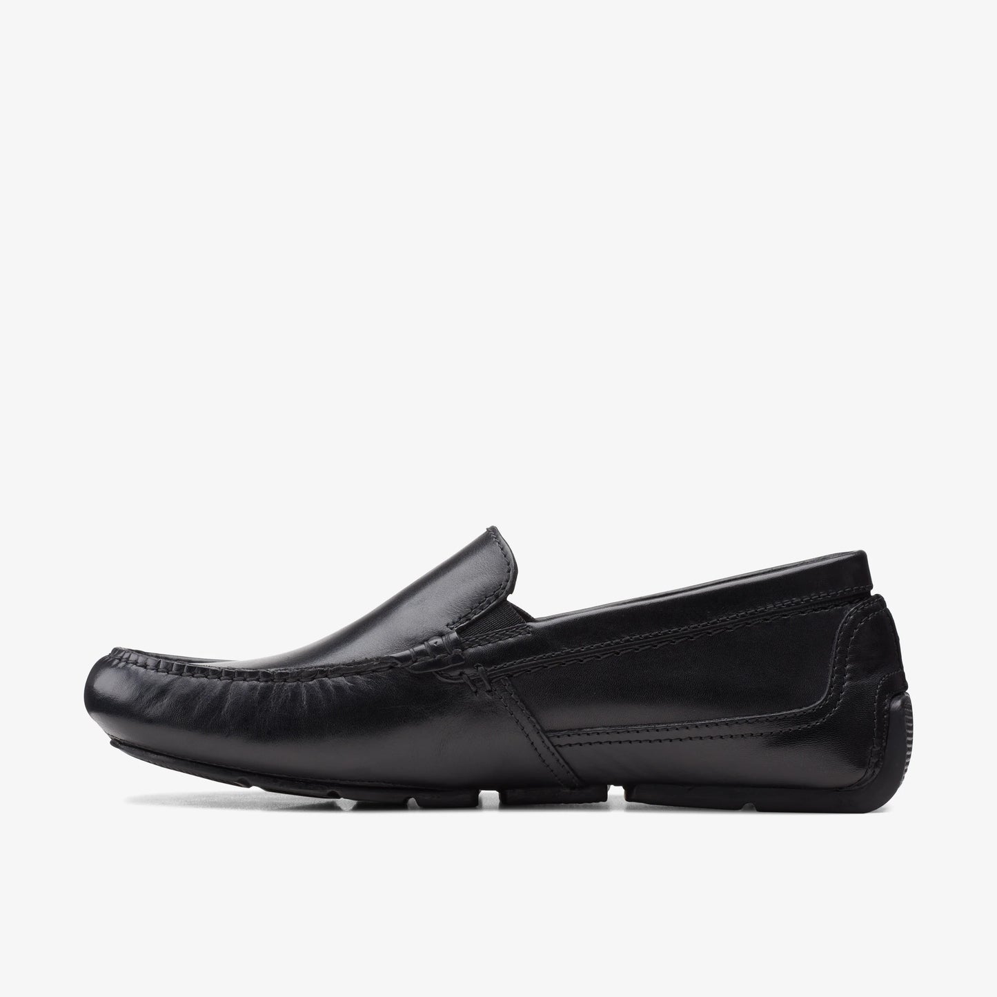 Zapatos Casual De La Marca Clarks  Para Hombre Modelo Markman Plain Black Leather En Color Negro