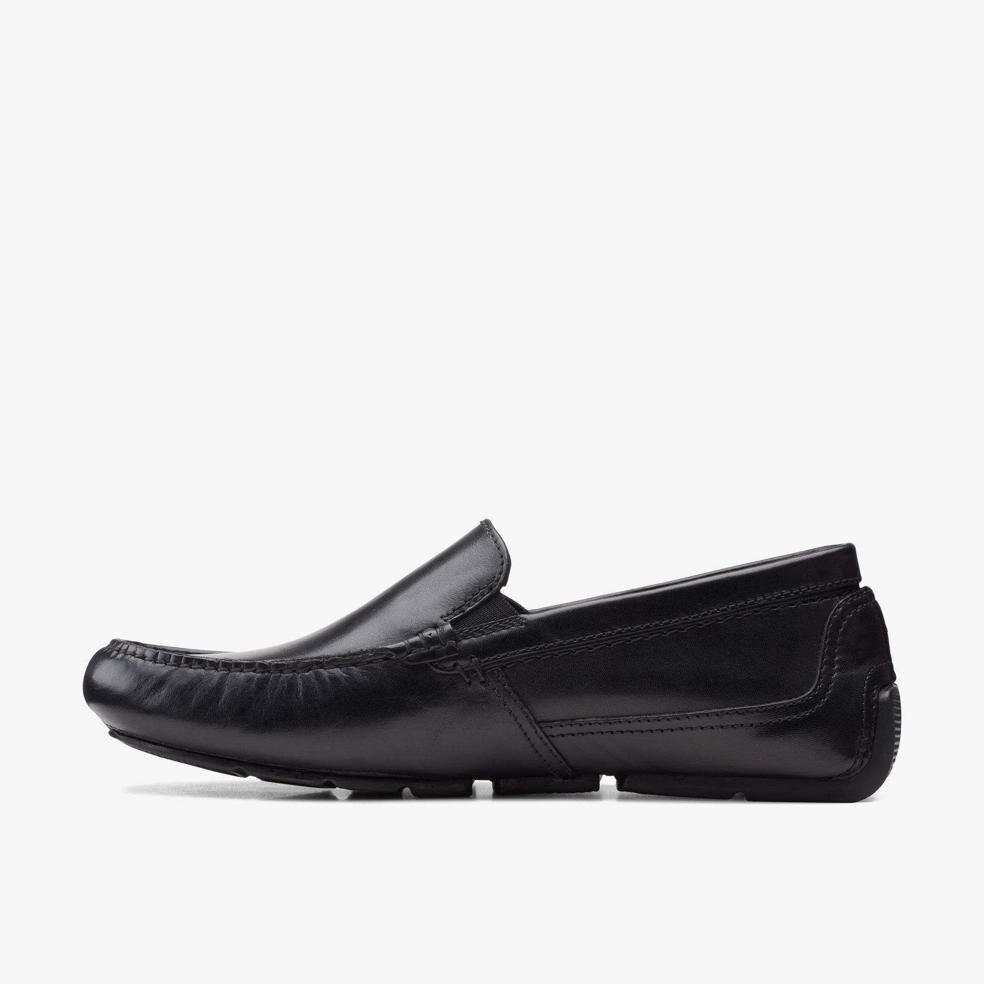 Zapatos Casual De La Marca Clarks  Para Hombre Modelo Markman Plain Black Leather En Color Negro