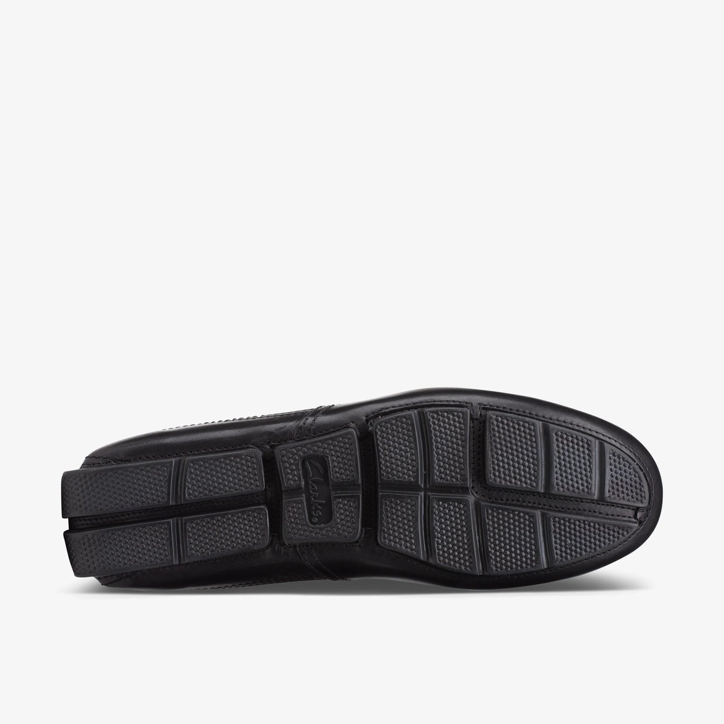 Zapatos Casual De La Marca Clarks  Para Hombre Modelo Markman Plain Black Leather En Color Negro