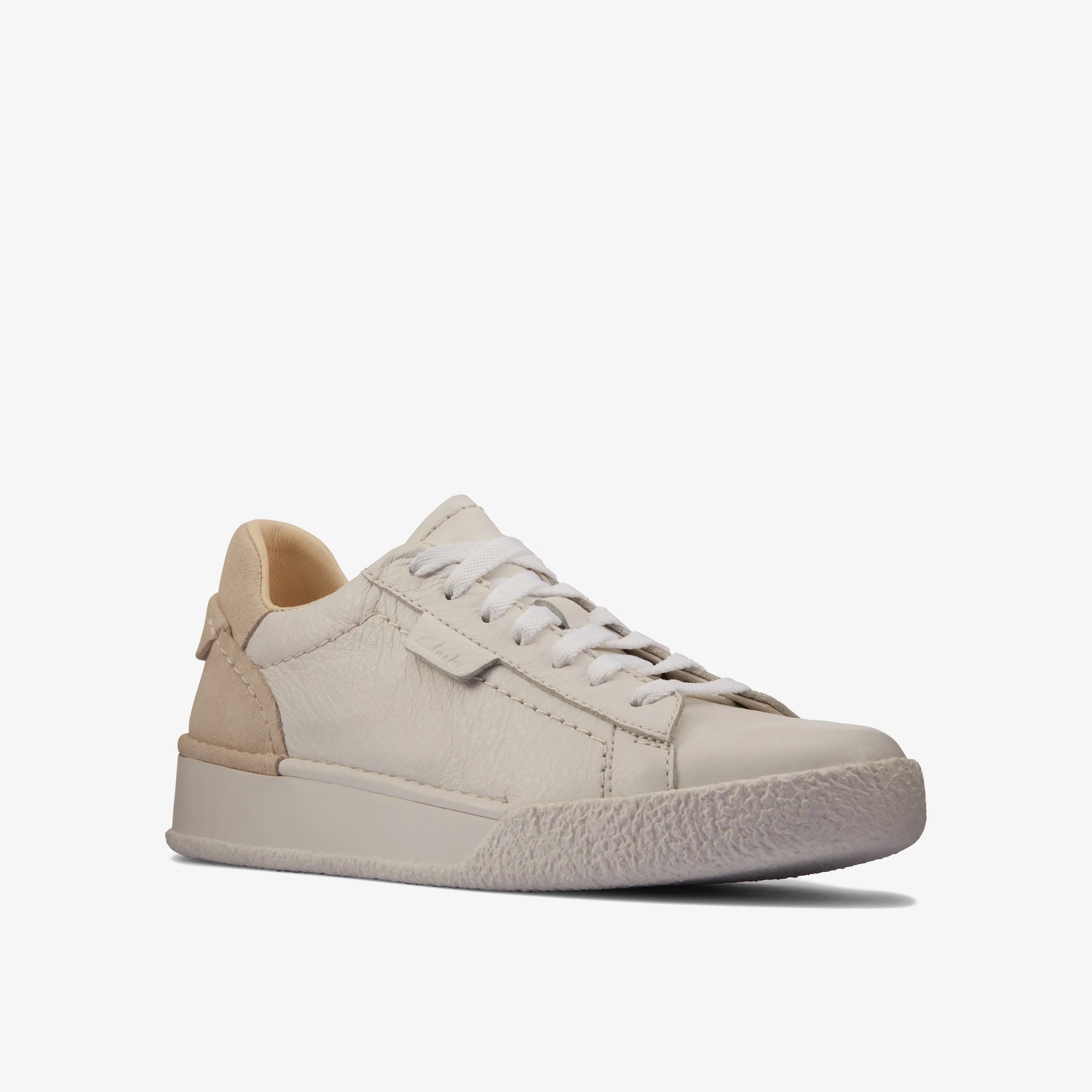 Sneakers De La Marca Clarks  Para Mujer Modelo Craft Cup Lace White Leather En Color Blanco